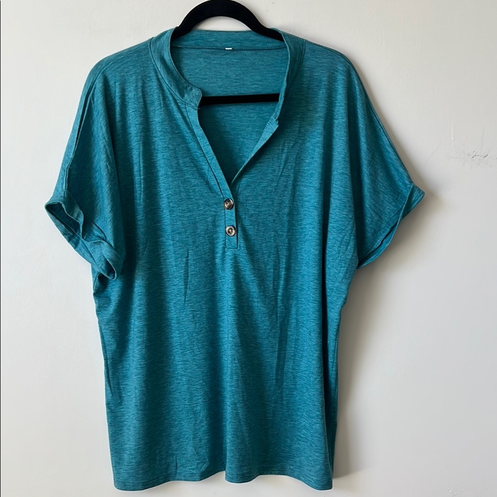 Teal Women's Top - Size XXL
